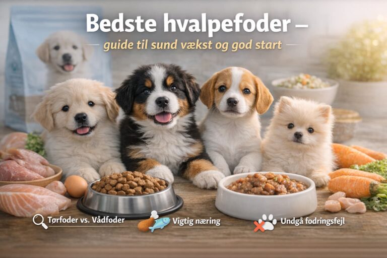 Bedste hvalpefoder guide - der er 4 asmå hundehvalpe