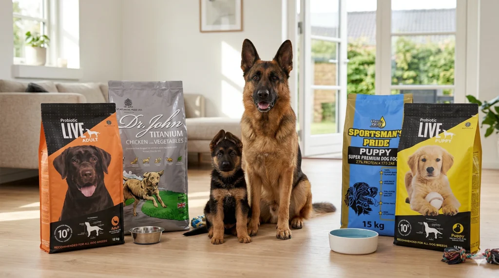 Bedste hundefoder til Schæfer