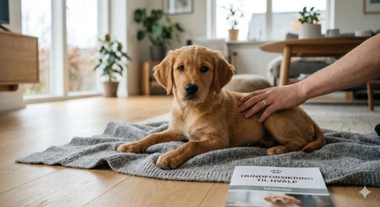 Bedste hundeforsikring til hvalp - golden retriever