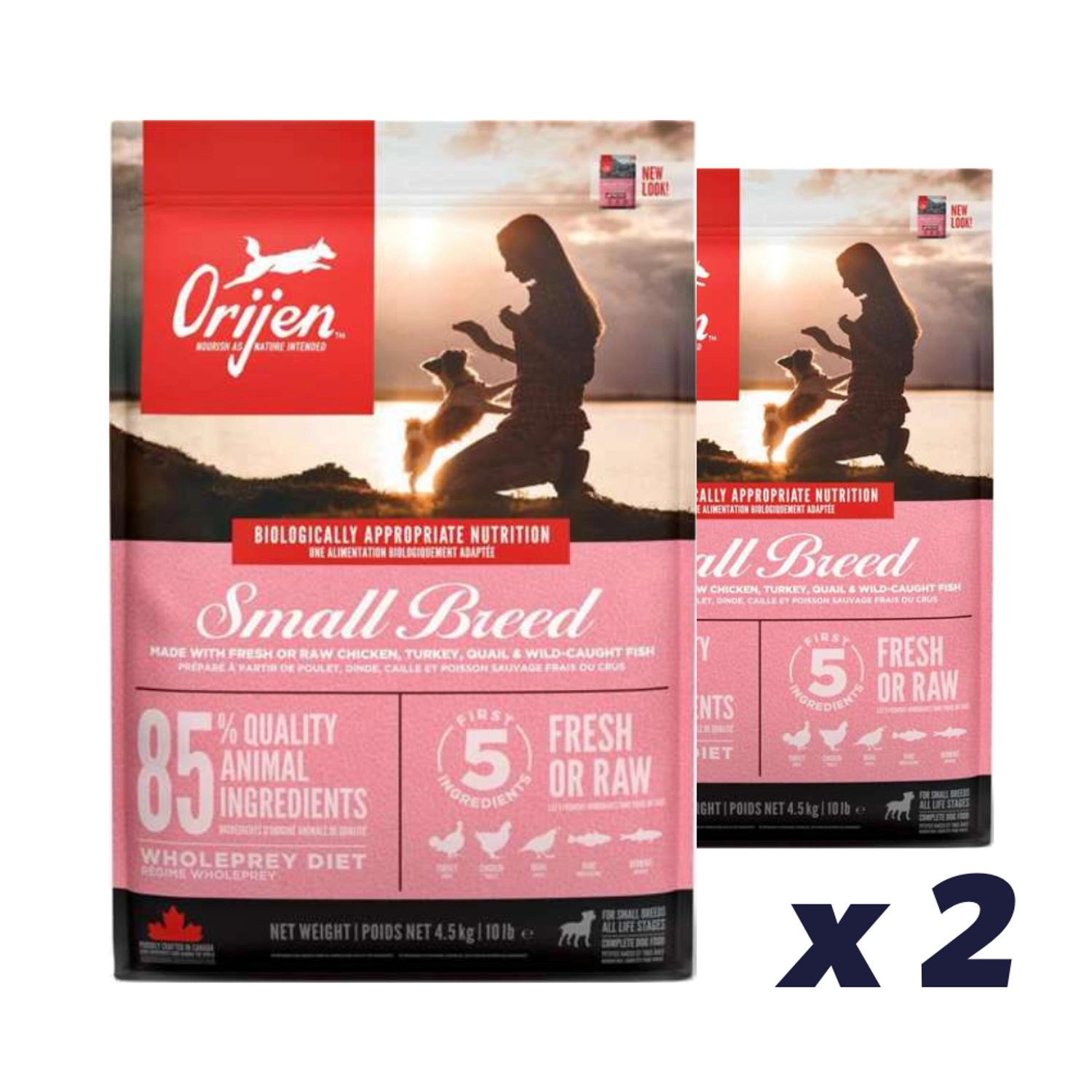 Orijen Small Breed bedste hundefoder til små hunde